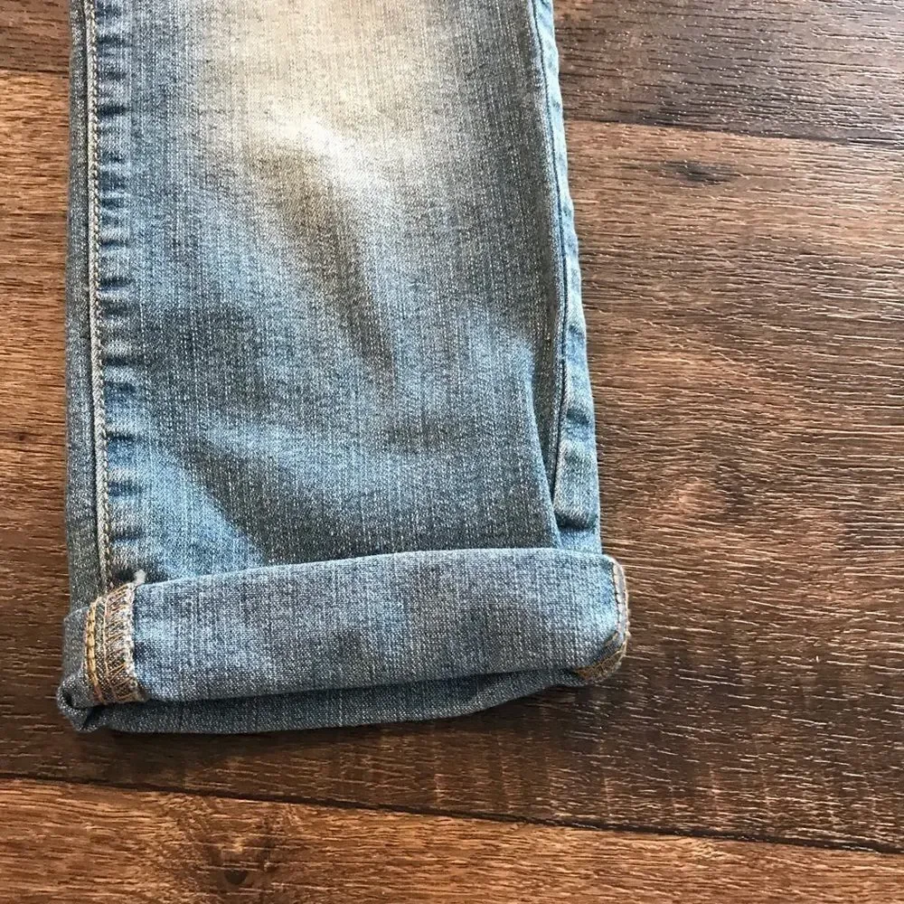 Arizona Jeans Cropped Light Wash 7 Regular NWT